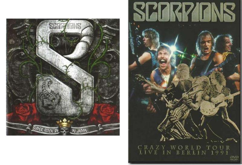 DVD Scorpions Crazy World Tour Live In Berlin 1991 Original - NFK